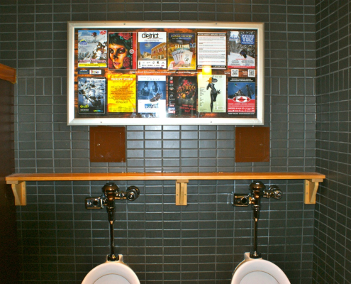 bathroom advertising calgary