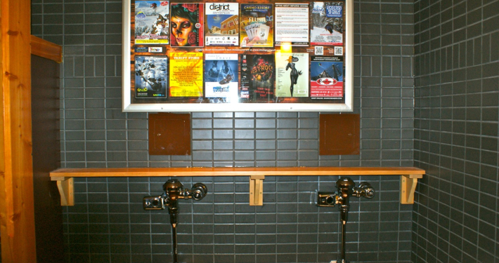 bathroom advertising calgary