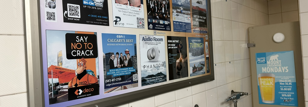 edmonton bathroom advertising